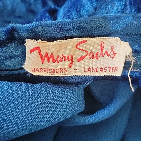 1960's Nelly De Grab Of New York Velvet Pant Set - Picture 6 of 10